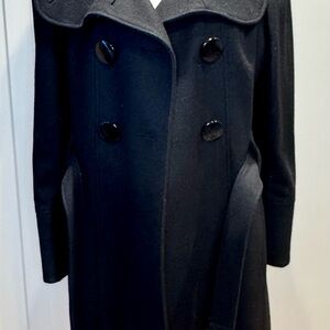 Worthington Black Wool Blend Coat